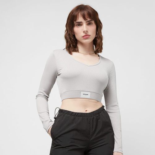 Longsleeve V-Neck Crop Top, , Apparel, en , taille: M - Sixth June - Modalova