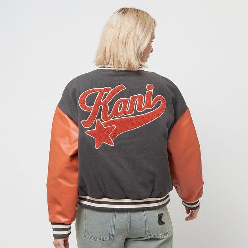 Retro Patch Star Logo OS College Jacket black/red, , Apparel, en , taille: XS - Karl Kani - Modalova