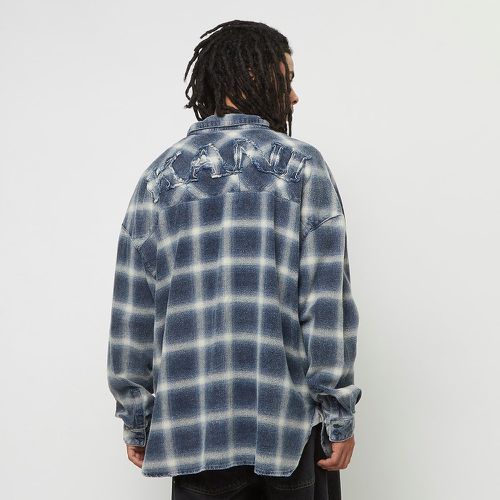 Small Signature Distressed Check Overshirt, , Apparel, en , taille: S - Karl Kani - Modalova