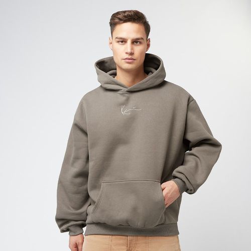 Small Signature Essential OS Hoodie dark brown, , Apparel, en , taille: S - Karl Kani - Modalova