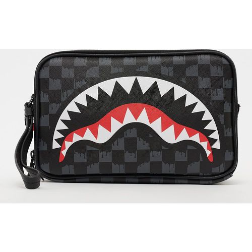 Drip Check Shark Toiletry Brick grey, , Sacs à bandoulière, en , taille: ONE SIZE - SPRAYGROUND - Modalova