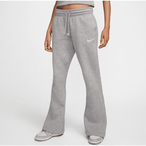 W NSW PHNX FLC MR FLARE PNT dk grey heather/sail, , Pantalons de survêtements, en , taille: M - Nike - Modalova