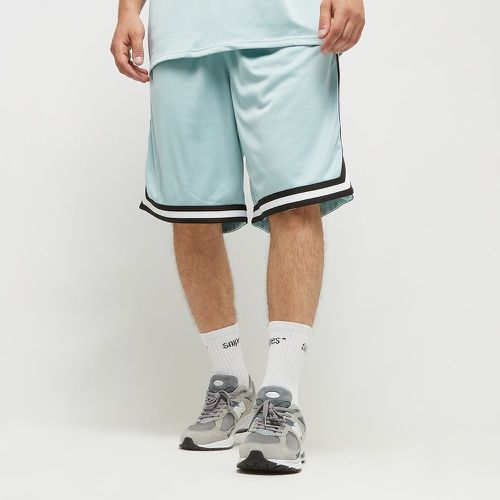 Stripes Mesh Shorts oceanblue/black/white, , Apparel, en , taille: L - Urban Classics - Modalova