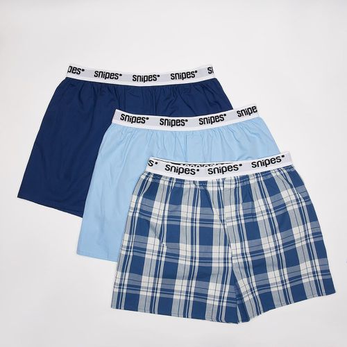 White Tape 3er Pack Woven Boxershorts blue/blue, , Sous-vêtements, en , taille: S - SNIPES - Modalova