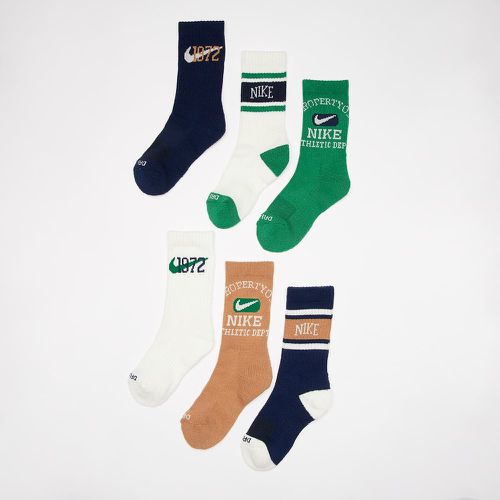 Varsity Crew Sock (6 Pack), , Accessoires, en , taille: 4Y-5Y - Nike - Modalova