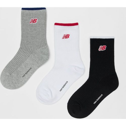 Patch Logo Midcalf Socks (3 Pack), , Accessoires, en , taille: 27-30 - New Balance - Modalova