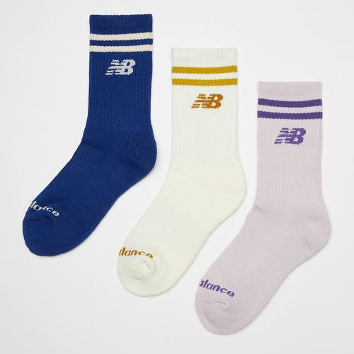 Crew 2-Stripe Socks (3 Pack), , Accessoires, en , taille: 27-30 - New Balance - Modalova