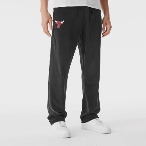 NBA INJ VELOUR TRACK PANT chicago bulls blk, , Pantalons de survêtements, en , taille: S - new era - Modalova