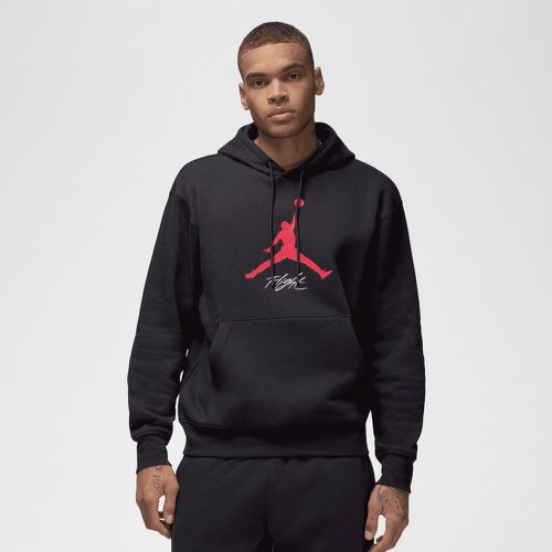 M J ESS FLC BASELINE HOODIE black/gym red/gym red, , Apparel, en , taille: S - Jordan - Modalova