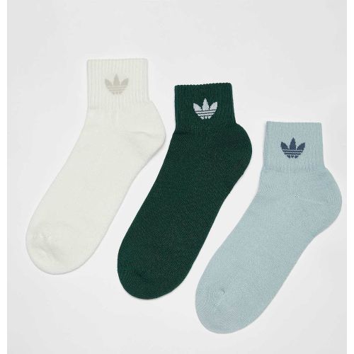 PACK - Trefoil Mid Ankle Socken Unisex Chaussettes Taille 43-45 Vêtements - adidas Originals - Modalova