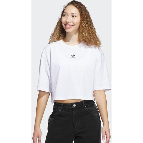 Essentials Crop T-Shirt Femme T-Shirts & Polos Taille XS Vêtements - adidas Originals - Modalova