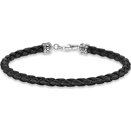 Bracelet Rebel at heart A2011-682-11-L19 925 Argent, Cuir - Thomas Sabo - Modalova