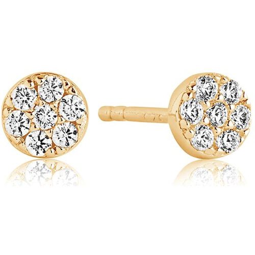 Boucles d'oreilles à fermoir à poussette SJ-E2773-CZ-YG 925 Argent - Sif Jakobs Jewellery - Modalova