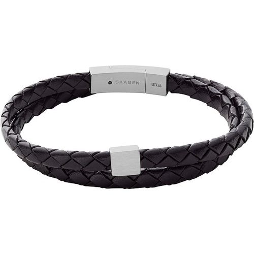 Bracelet SKJM0184040 Cuir, Acier inoxydable - skagen - Modalova