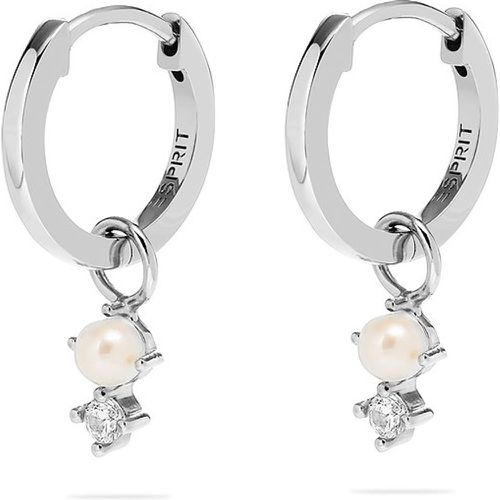 Créoles GLOSSY PEARLS 89041732 925 Argent, Perle, Perle - Esprit - Modalova