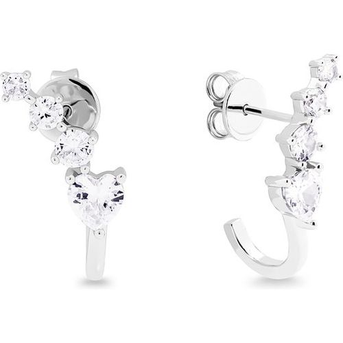 Boucles d'oreilles à fermoir à poussette METEOR 89137691 925 Argent recylé - JETTE - Modalova