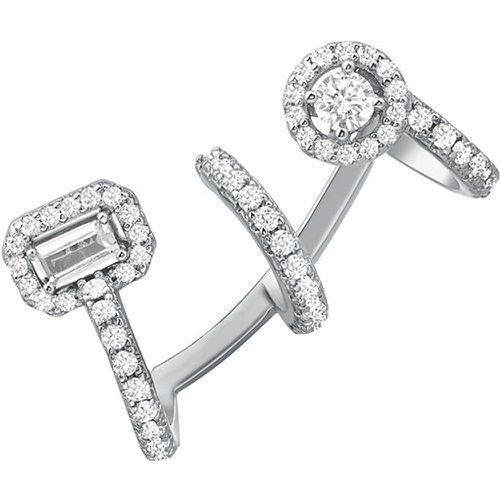 Boucles d'oreilles à fermoir à poussette BRILLIANCE MKC1746CZ040 925 Argent - Michael Kors - Modalova