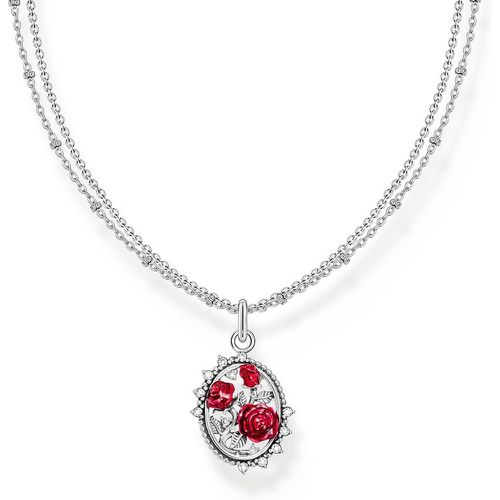 Chaînette KE2302-691-10-L45V 925 Argent, Émail - Thomas Sabo - Modalova