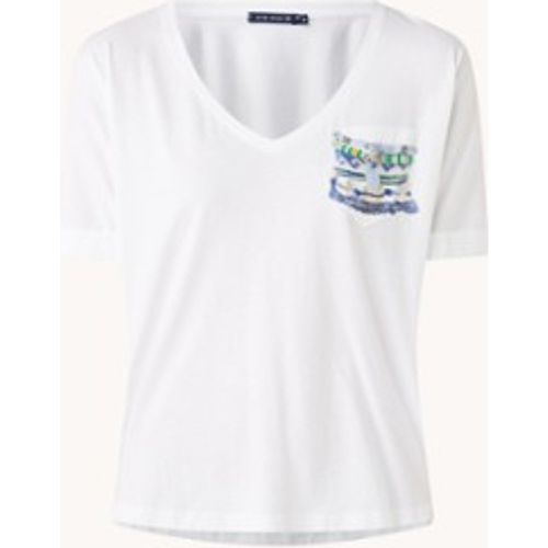 T-shirt avec poche poitrine et imprimé - River Woods - Modalova