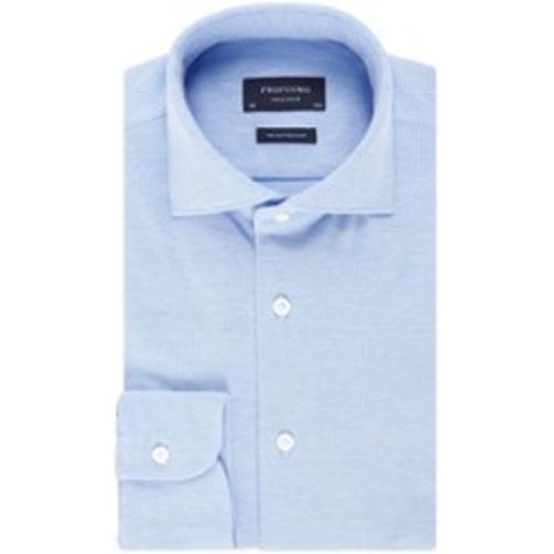 Chemise tricotée chemise coupe slim en coton piqué - Profuomo - Modalova