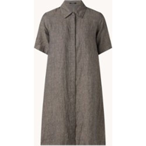 Mini robe chemise Bodil en lin avec poches latérales - Opus - Modalova