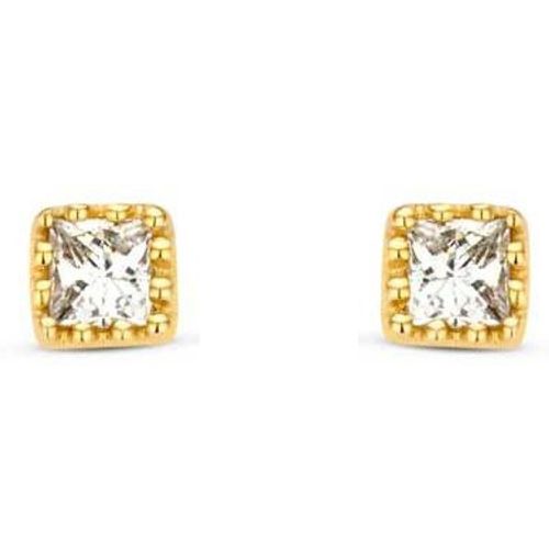 Boucles d'oreilles en jaune 0,08 ct diamant Joy - Diamond Point - Modalova