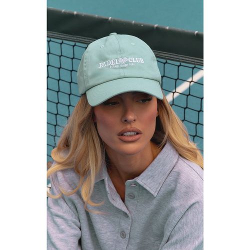 Casquette bleu ciel imprimé Padel Club - PrettyLittleThing - Modalova