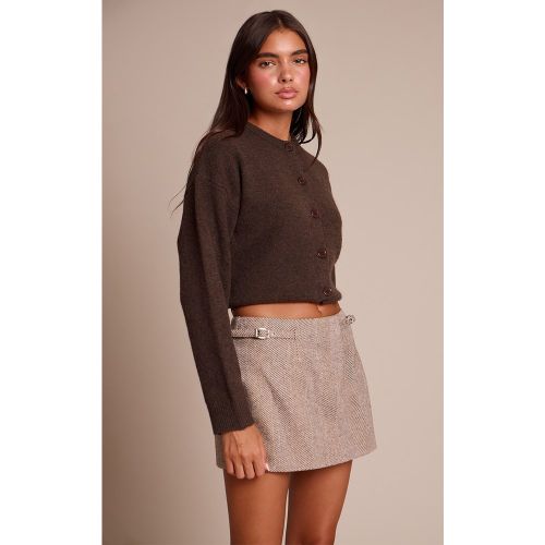 Jupe à chevrons et ceinture | Taille 38 - PrettyLittleThing - Modalova