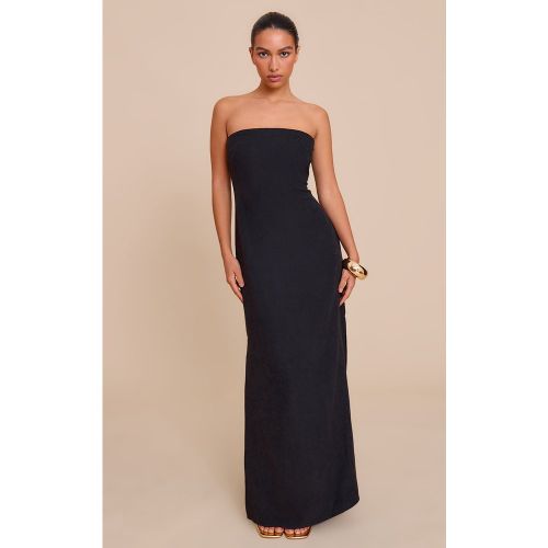 Robe bustier longue droite texturée - PrettyLittleThing - Modalova