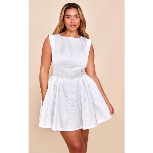 Shape Col Bateau Manches Courtes Patineuse Mini Robe - PrettyLittleThing - Modalova