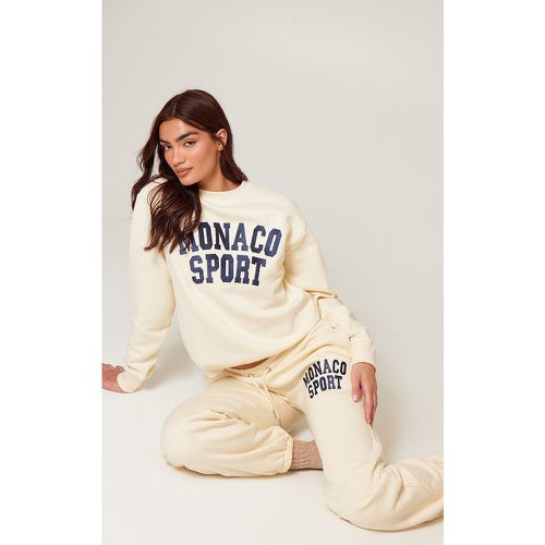 Sweat brodé "Monaco Sports" - PrettyLittleThing - Modalova