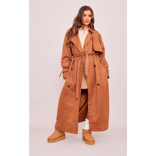 Trench en suédine - PrettyLittleThing - Modalova