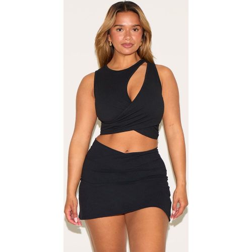 Shape Top de sport cache-coeur à bonnets - PrettyLittleThing - Modalova