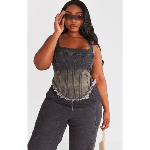 Plus Corset à zip devant - PrettyLittleThing - Modalova