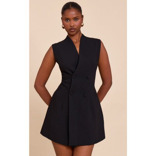 Mini robe tissée sans revers à boutons - PrettyLittleThing - Modalova