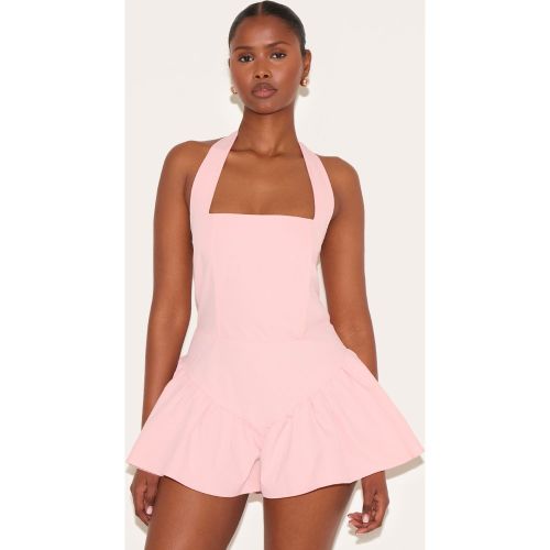 Combishort fluide à col carré et taille tombante - PrettyLittleThing - Modalova