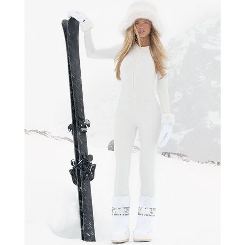 SKI Combinaison moulante en Sculpt à coutures contrastantes et zip - PrettyLittleThing - Modalova