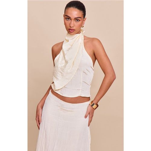 Haut dos-nu tissé texturé - PrettyLittleThing - Modalova