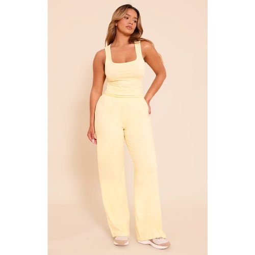 Shape Pantalon large crème taille haute - PrettyLittleThing - Modalova