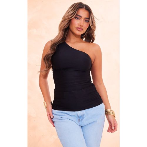Top long moulant stretch froncé sur le côté - PrettyLittleThing - Modalova
