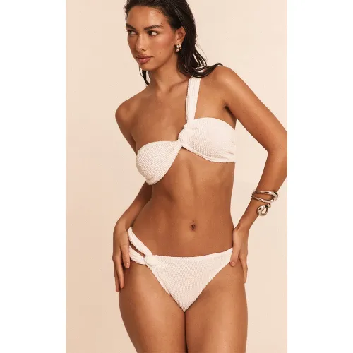 Bas de bikini tanga froncé stretch - PrettyLittleThing - Modalova