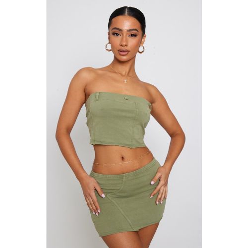 Petite Top bustier javélisé - PrettyLittleThing - Modalova