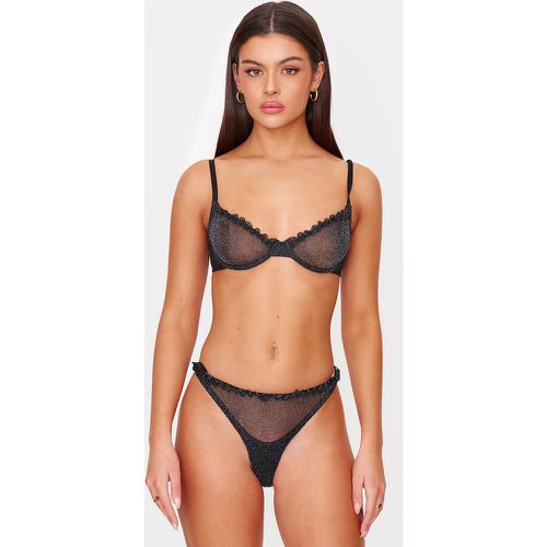 Ensemble de lingerie en mesh Lurex - PrettyLittleThing - Modalova