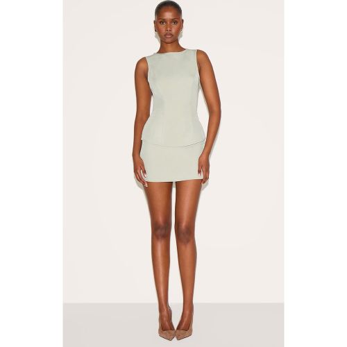 Mini-jupe tissée à taille mi-haute - PrettyLittleThing - Modalova