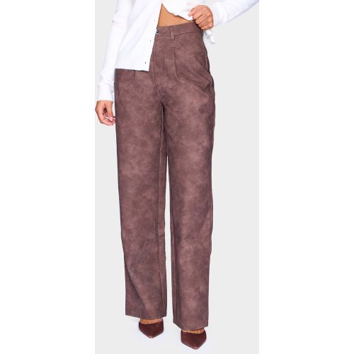 Pantalon droit délavé à poches - PrettyLittleThing - Modalova