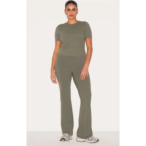 Pantalon de yoga droit en Sculpt - PrettyLittleThing - Modalova