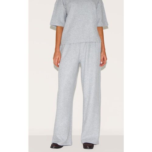 Jogging large doux gris, Gris - PrettyLittleThing - Modalova