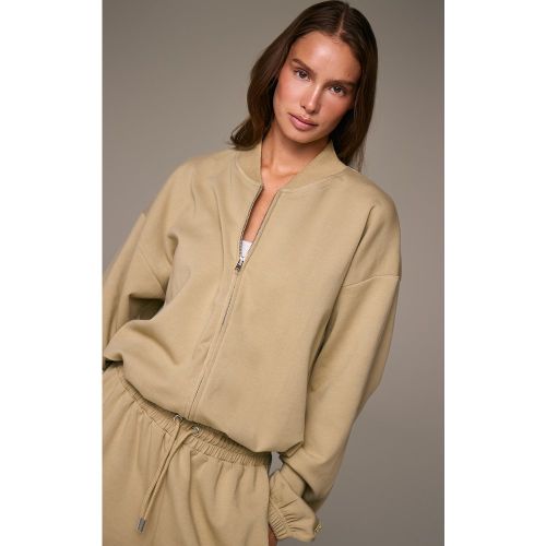 Veste bomber doublée à logo brodé - PrettyLittleThing - Modalova