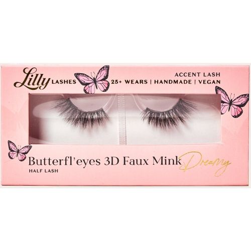 Lilly Lashes Demi faux-cils 3D en faux vison Butterfl'eyes - PrettyLittleThing - Modalova