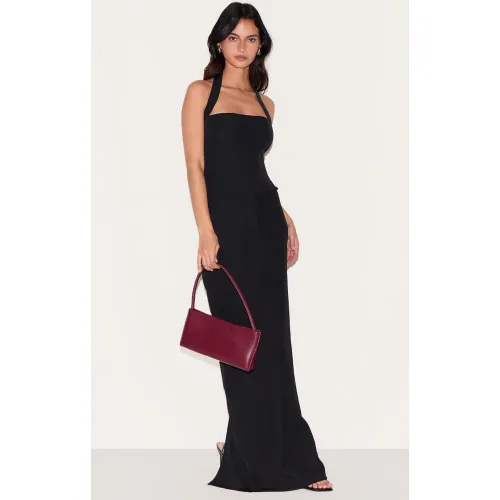 Jupe de tailleur longue tissée à poches - PrettyLittleThing - Modalova